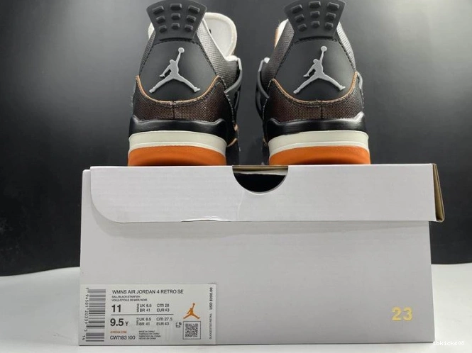 Rep TBkick Air Starfish Retro Jordan 4 CW7183-100 (W) 0803